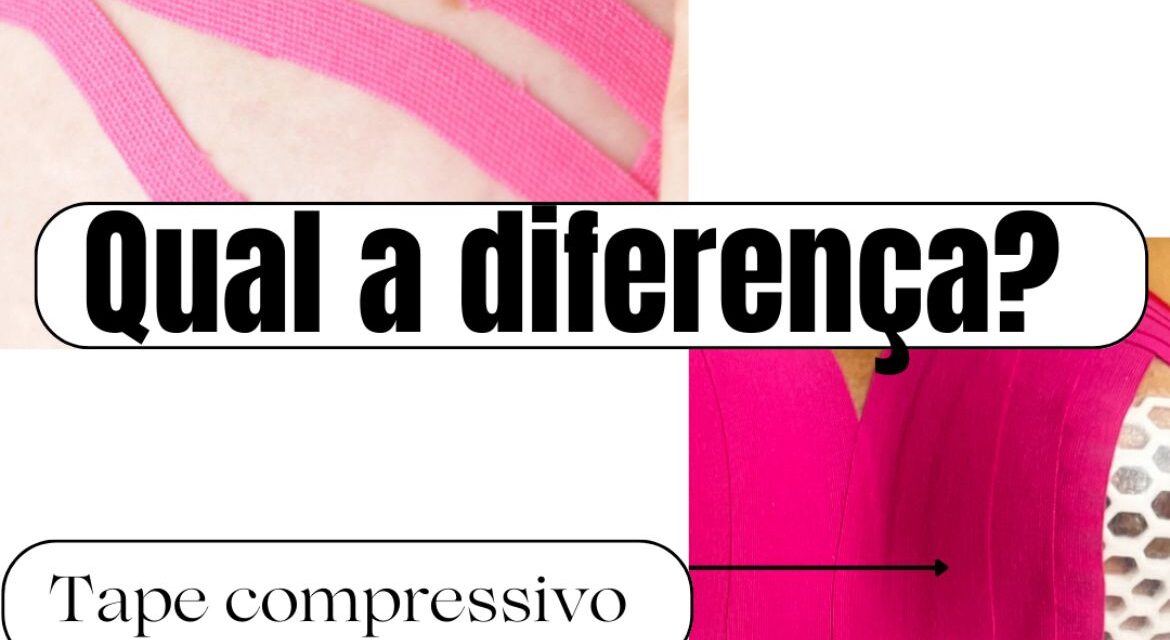 Diferença do tape linfático para o compressivo